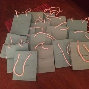30 Tiffany and Co. 5x6" Shopping Bags
